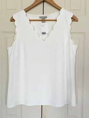 NWT H&M scallop tank